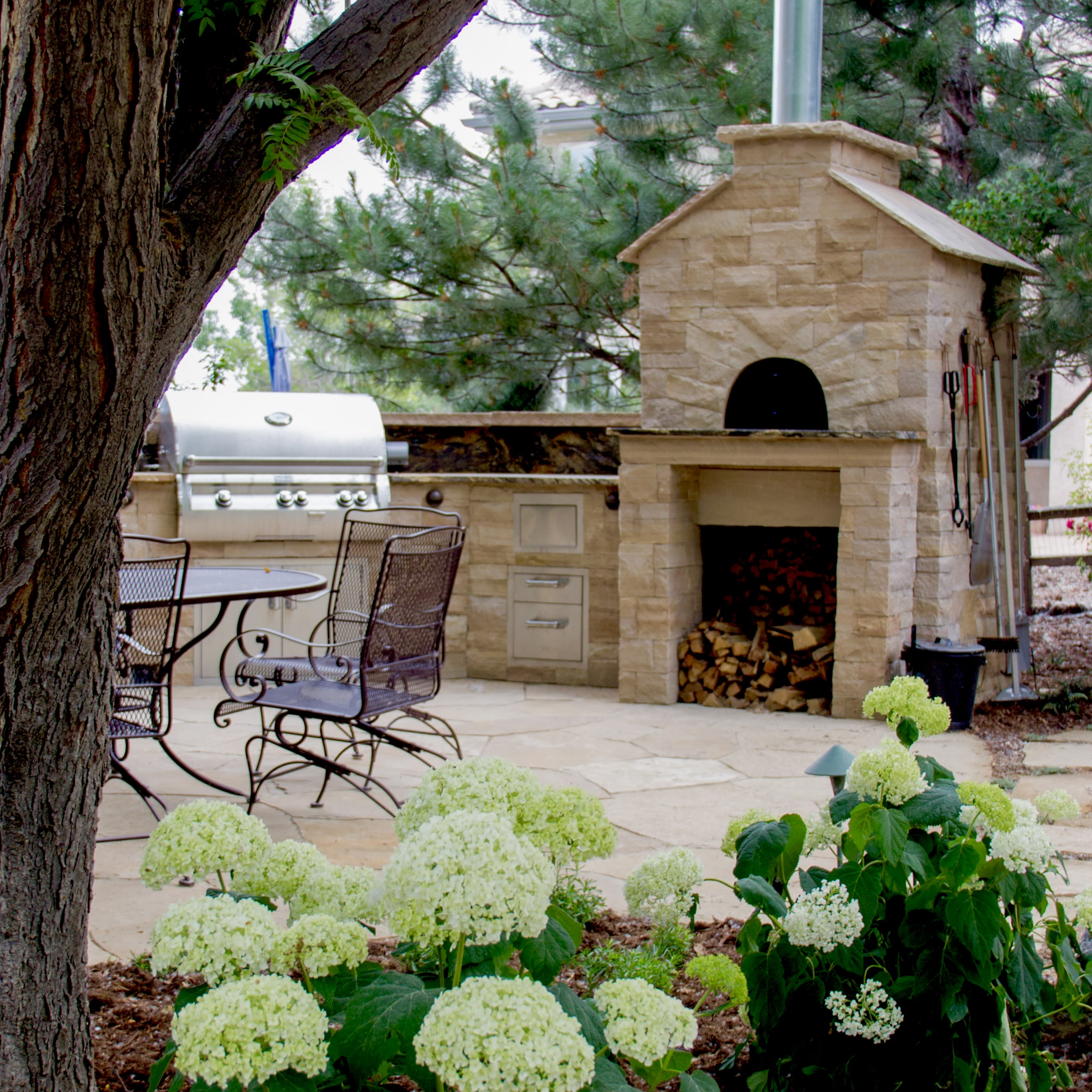 Pizza Oven, Longmont Landscaping, Outdoor Kitchen, Native Edge Landscapes