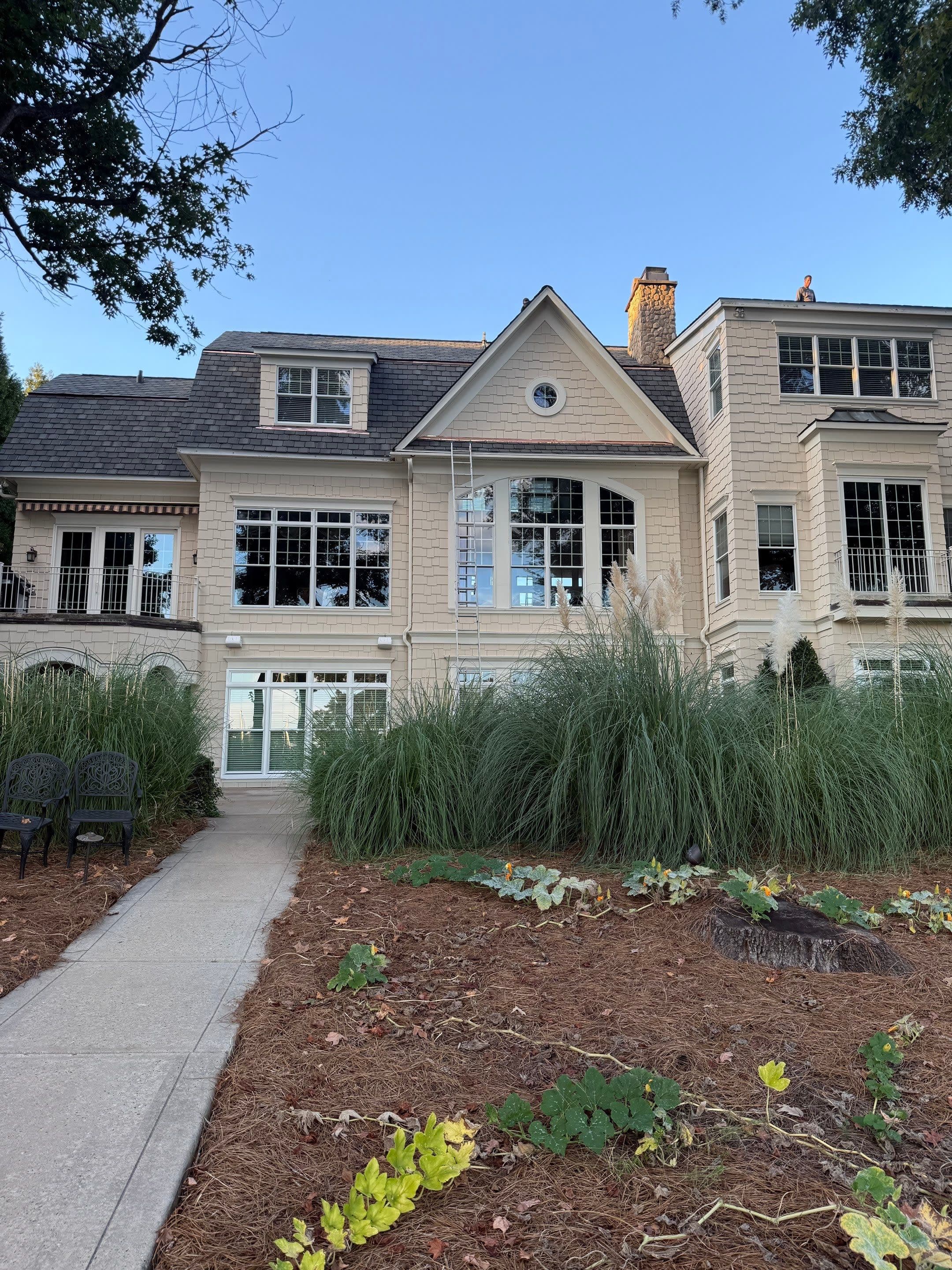 3-story home with a brand new roof