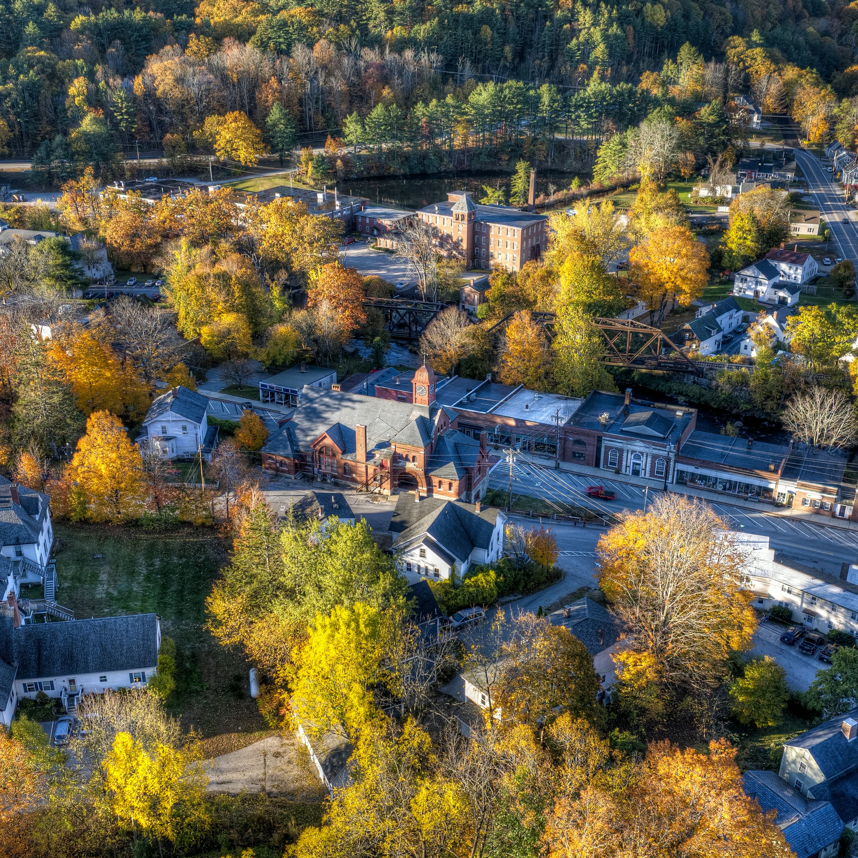 Wilton, NH from the air