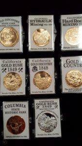 coins representing Nevada City Mint