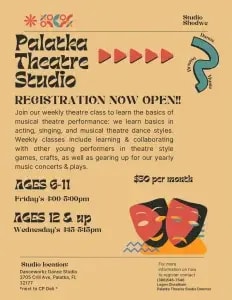 Palatka Theatre Studio Flyer