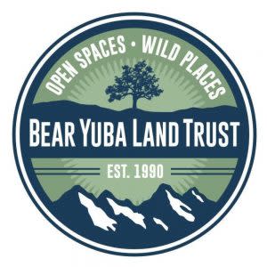 Bear Yuba Land Trust logo with mountains