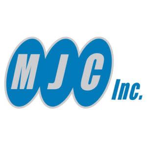 MJC Inc. logo with three blue circles