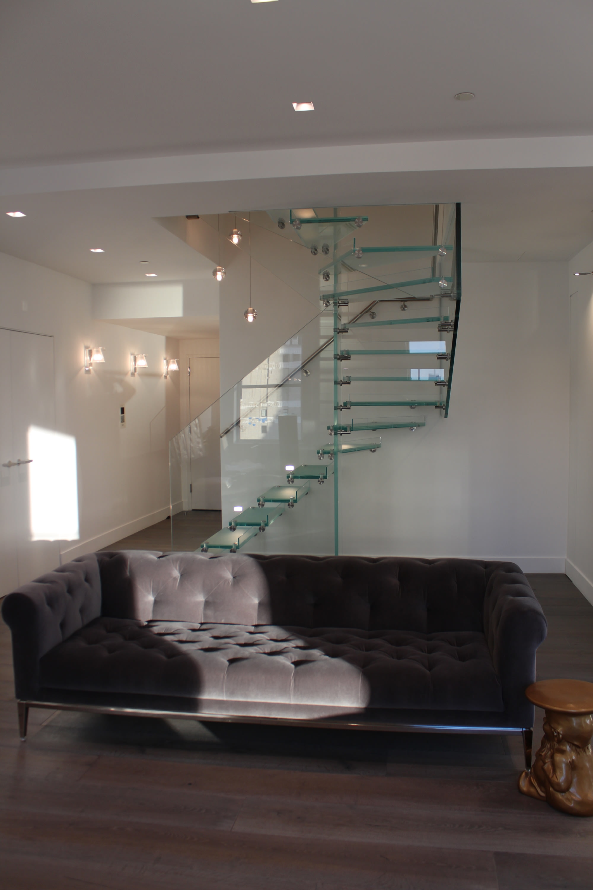 Modern Glass Stair