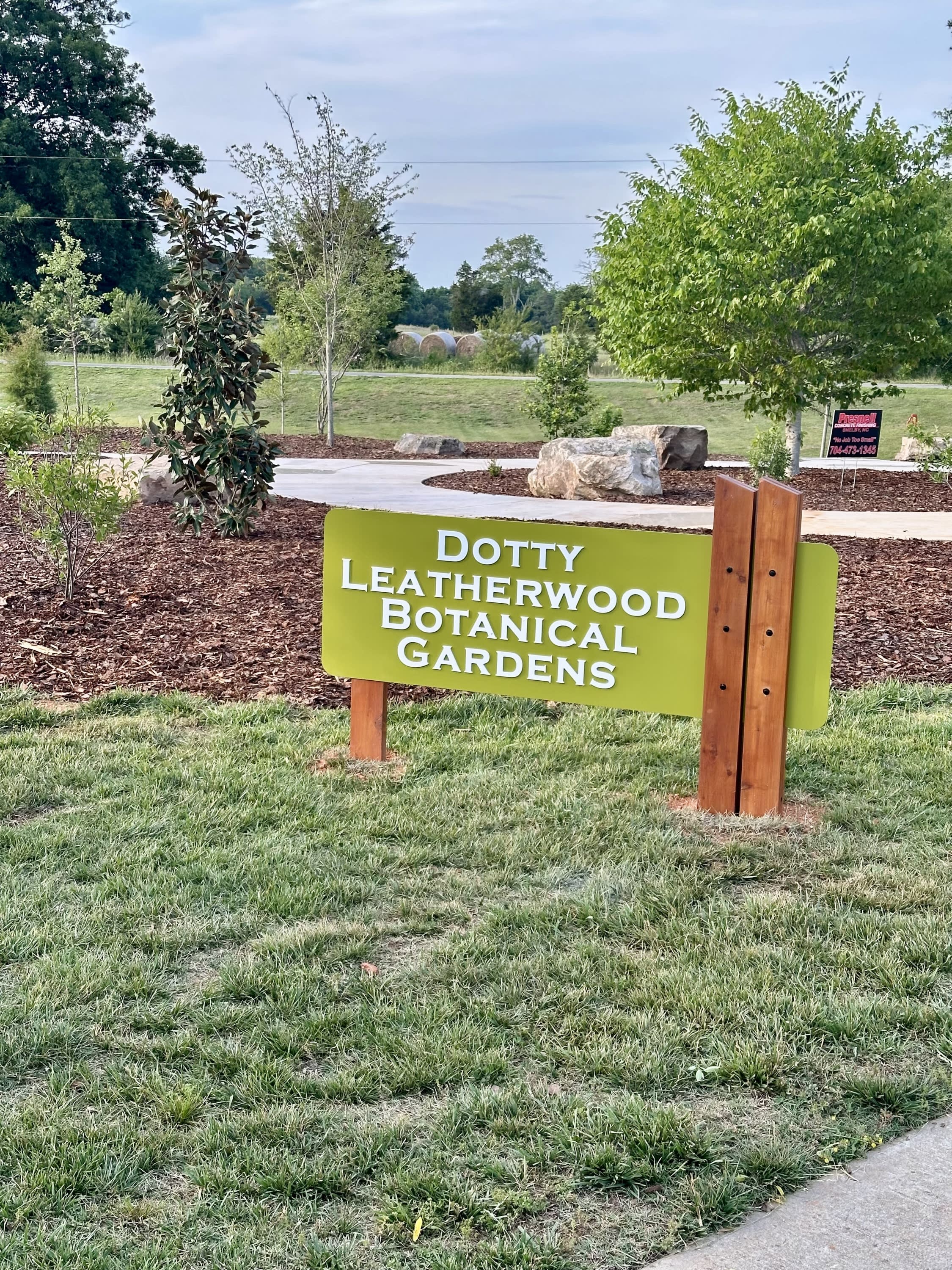 Dotty Leatherwood Botanical Gardens at Hanna Park in Shelby, NC