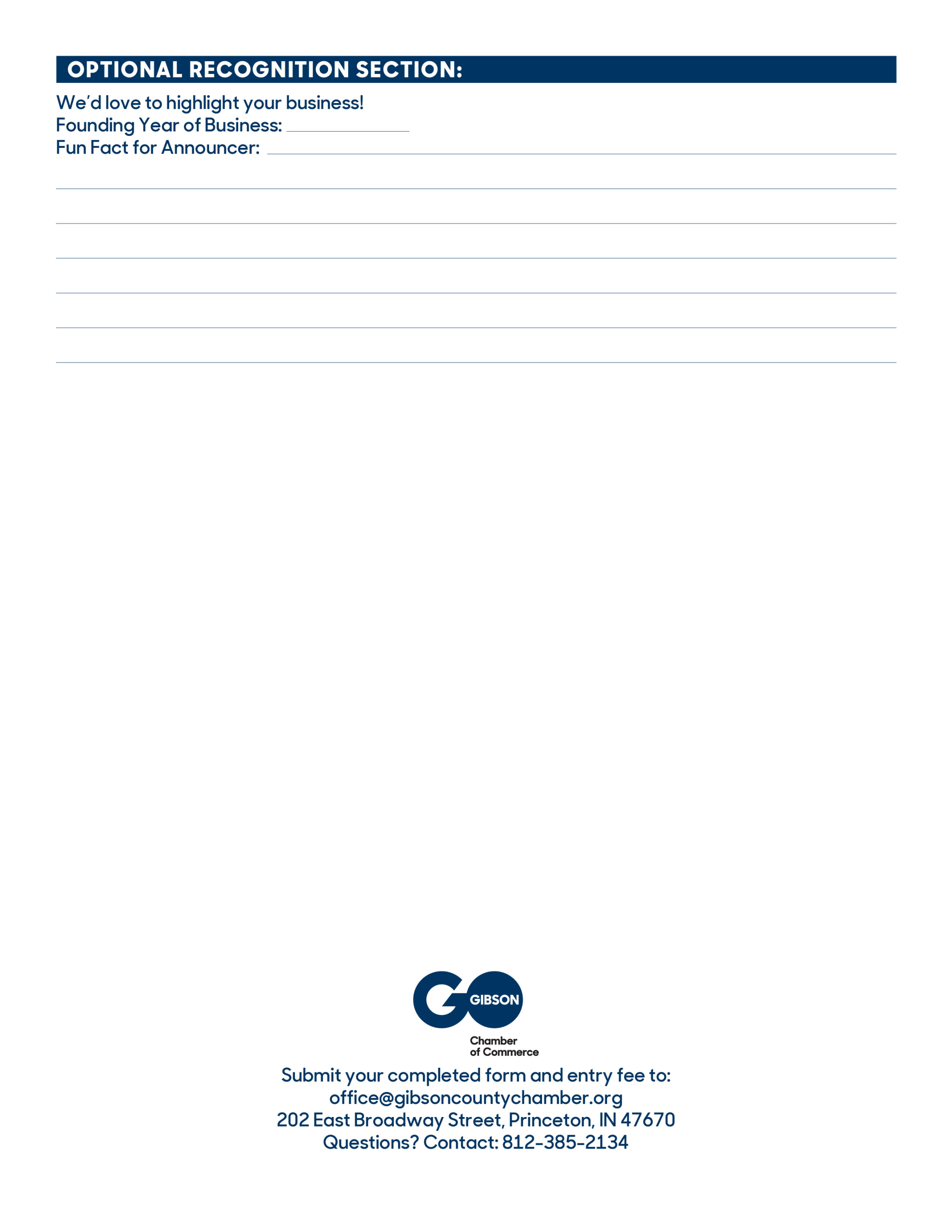 250th Parade Application Back