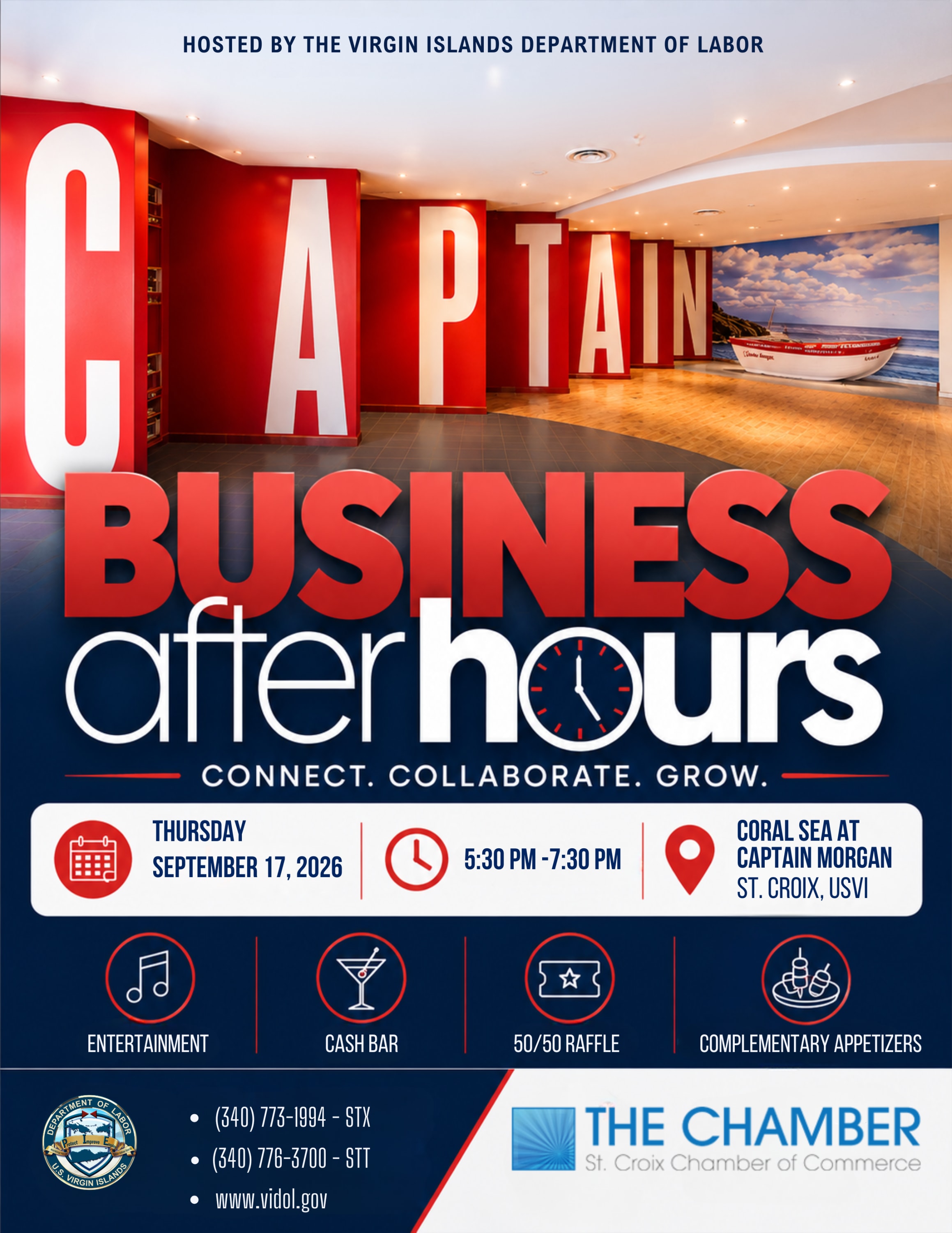 Business After Hours hosted by the USVI Dept of Labor