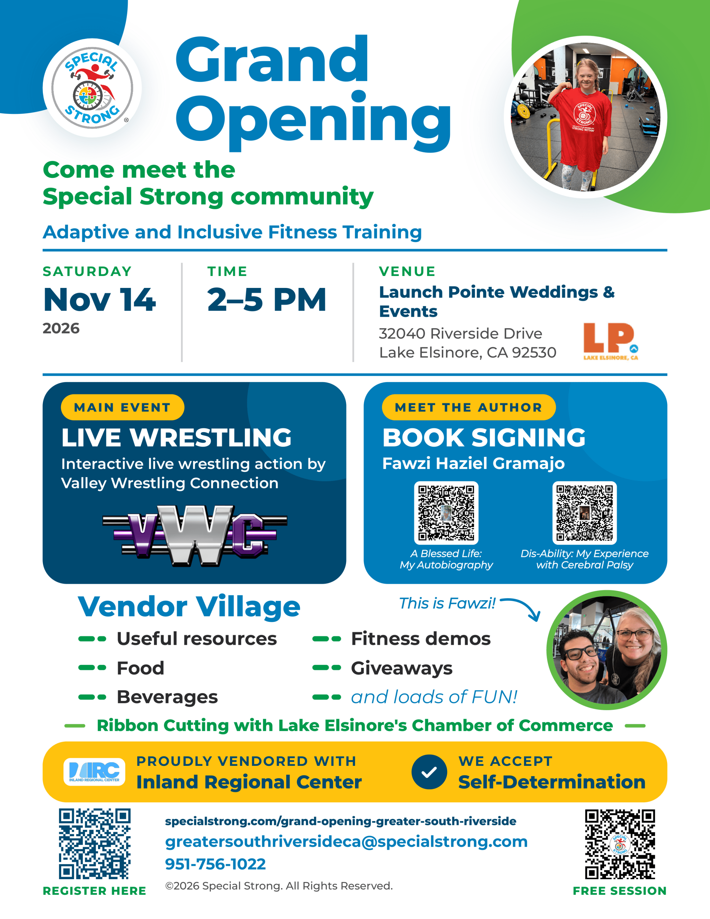 Special Strong Grand Opening Event flyer