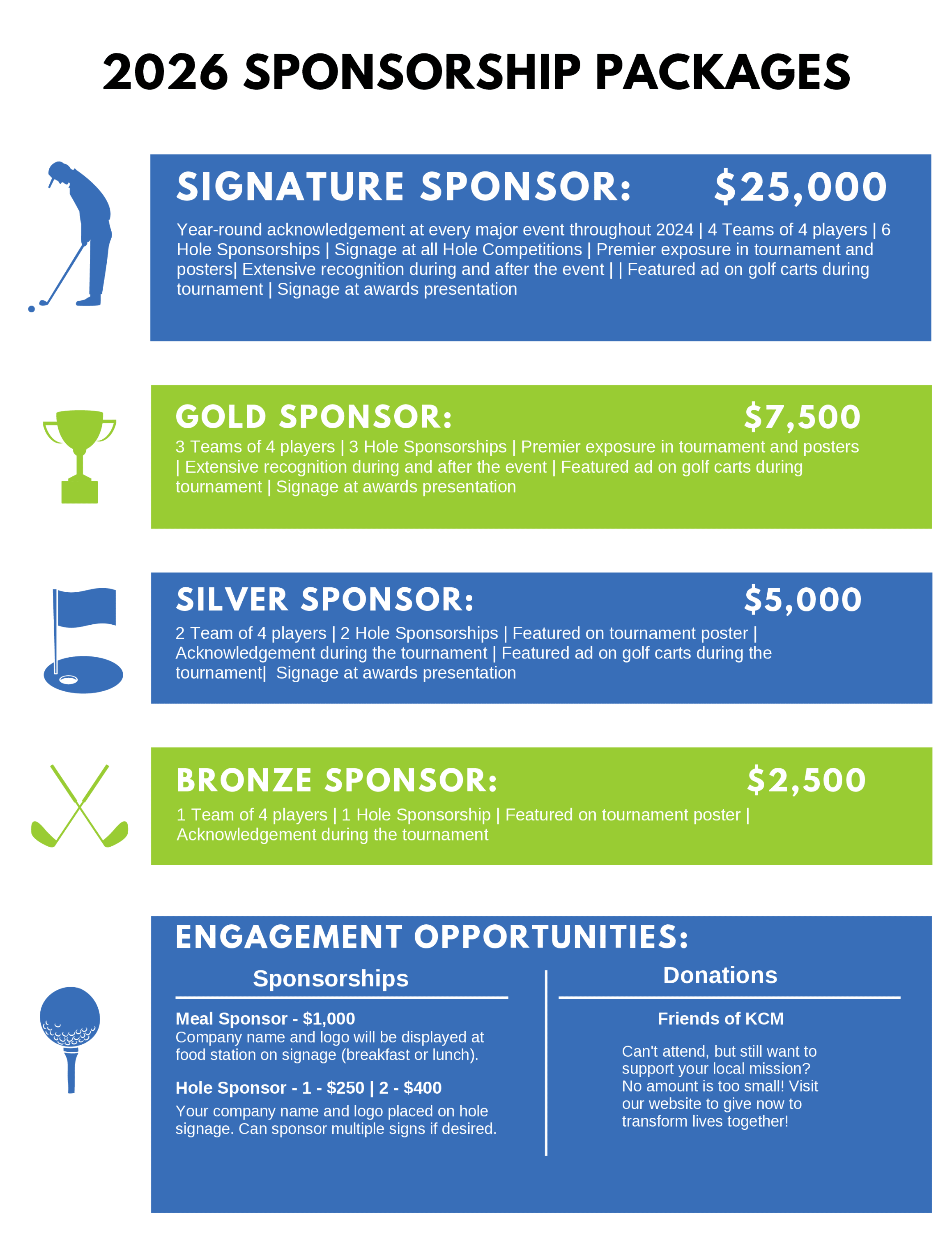 2026 Sponsorship Packages