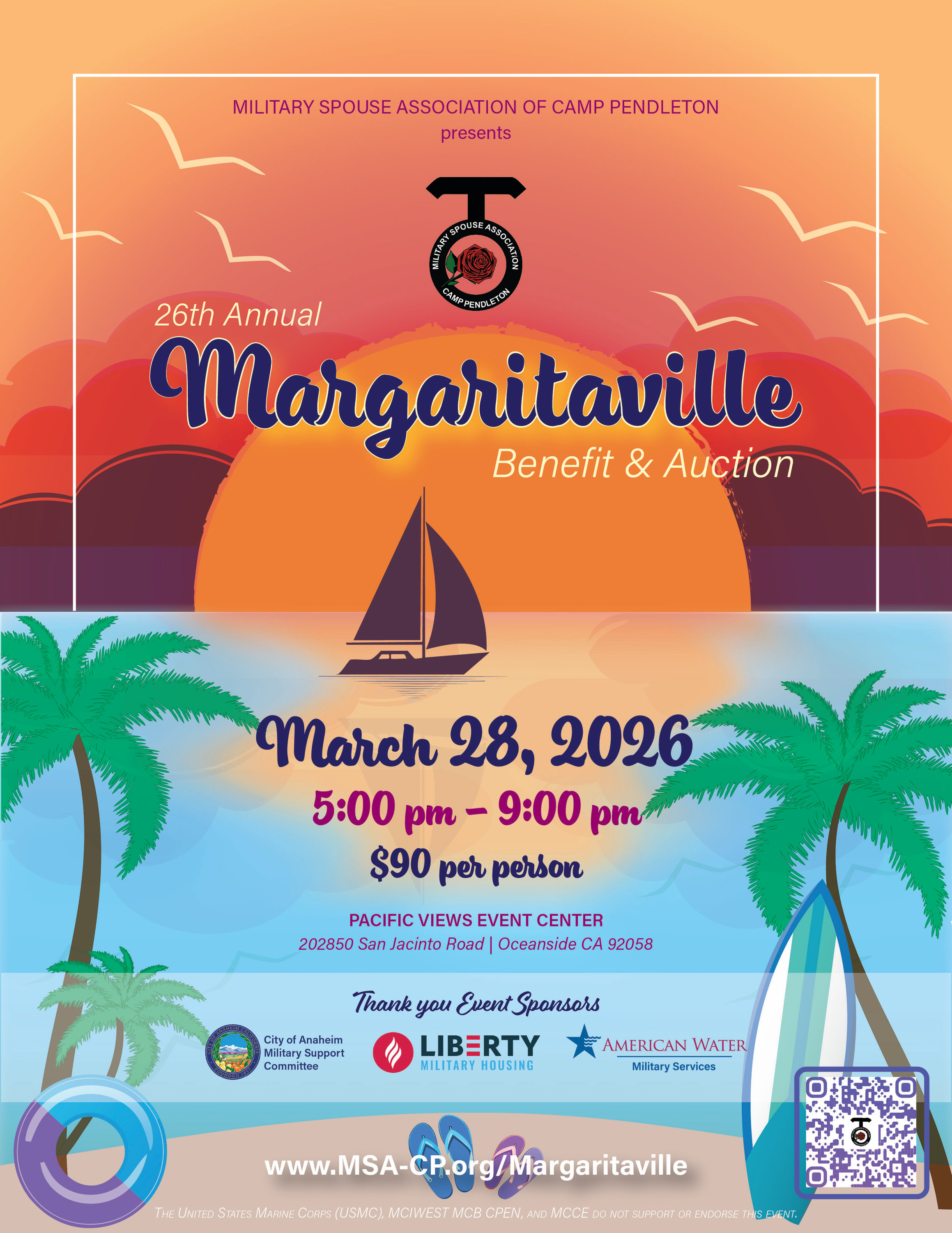 MSACP Margaritaville Benefit and Auction