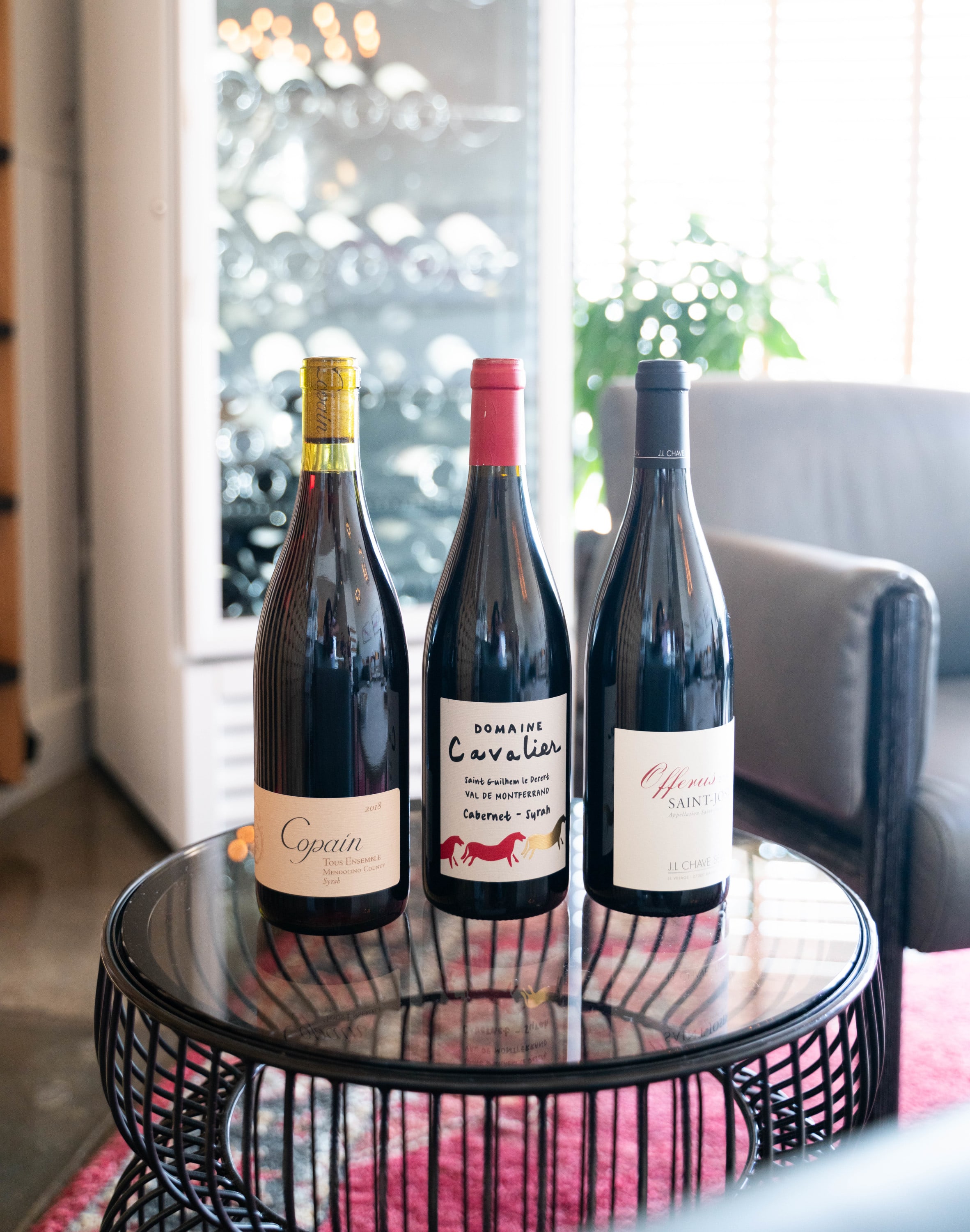 Curated wine bottle selection at Sonoma Wine & Cheese in Katy, TX