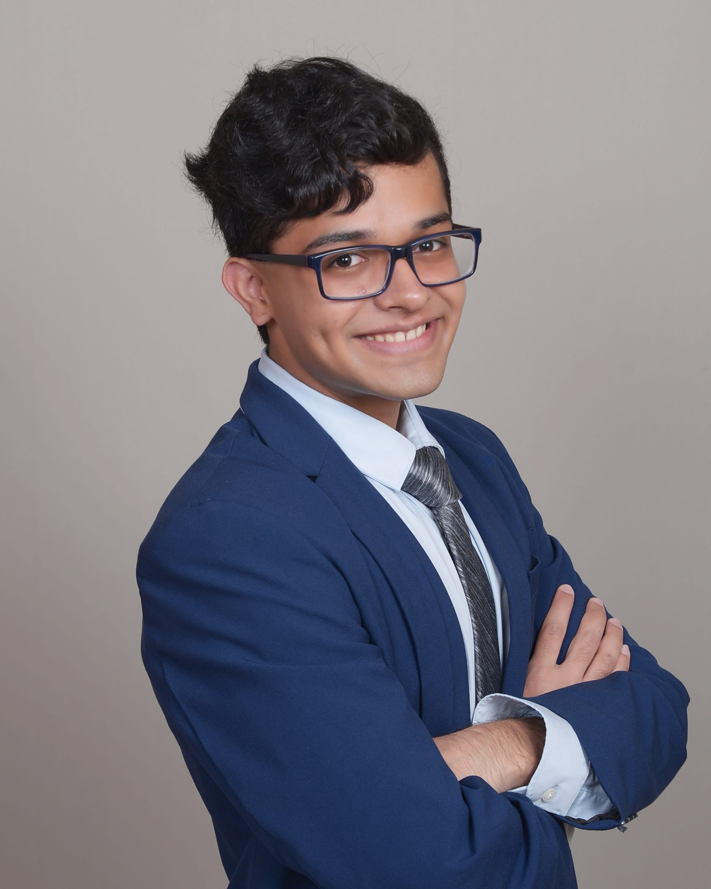 Portrait of Pranay Modha, a 2026 Coca-Cola Academic Team member.
