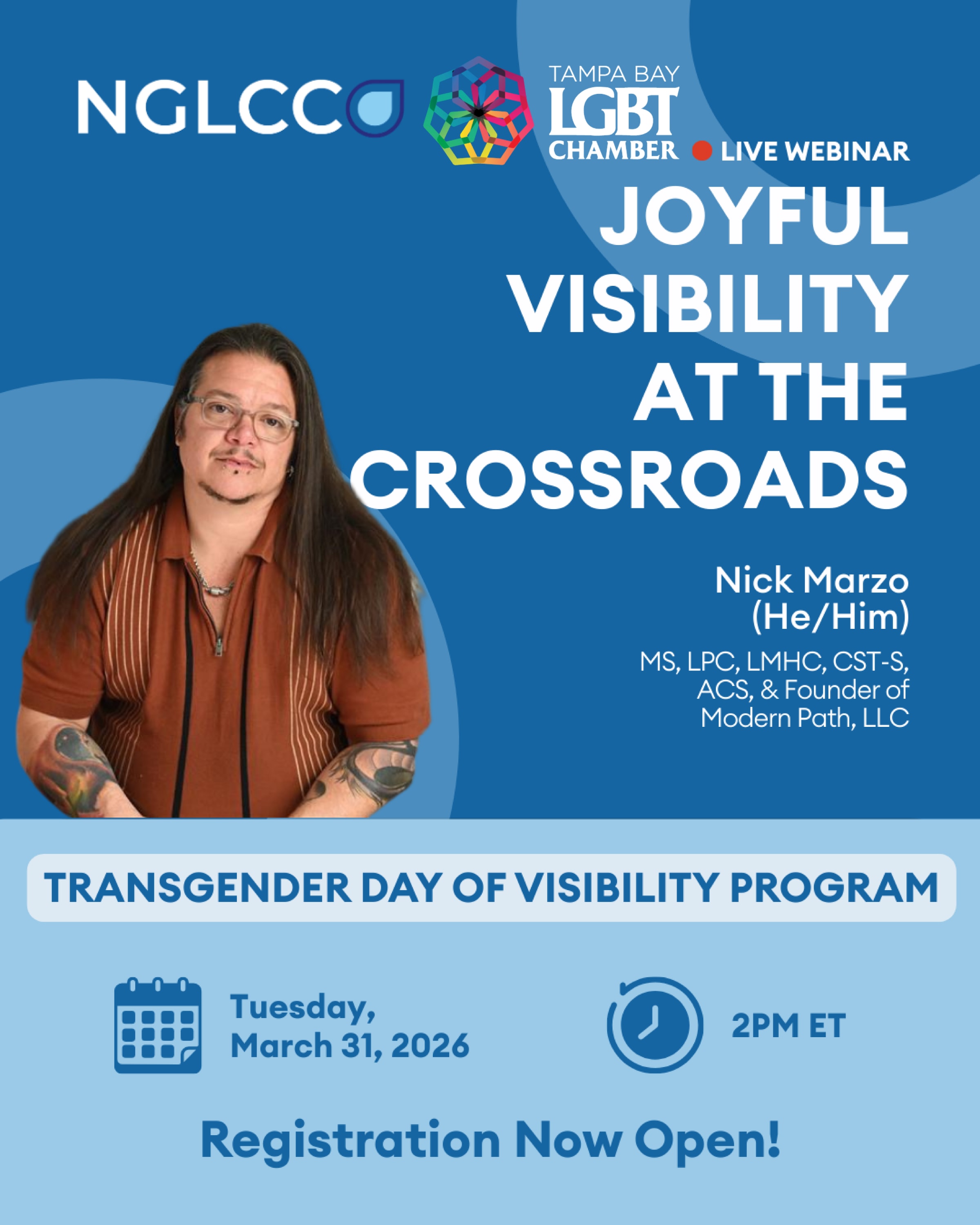 NGLCC Transgender Day of Visibility Program: Joyful Visibility at the ...