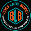Boss Lady Boxes dumpster rental and junk removal logo serving Glen Rose and Burleson Texas