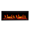 45 inch built-in linear electric fireplace ultra slim media wall fireplace modern living room design