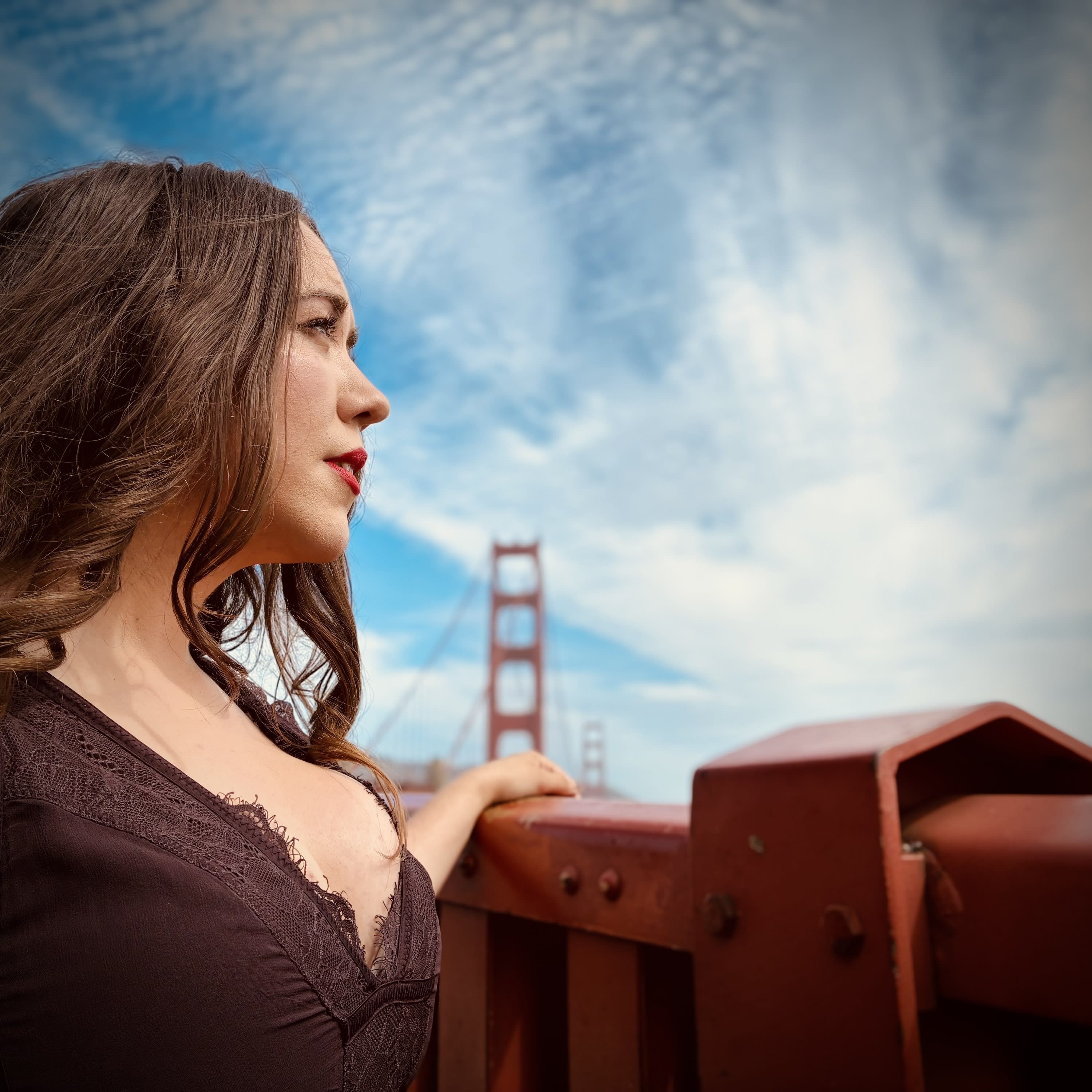Soprano Kayla Wilfong as the lead in Waterfall
