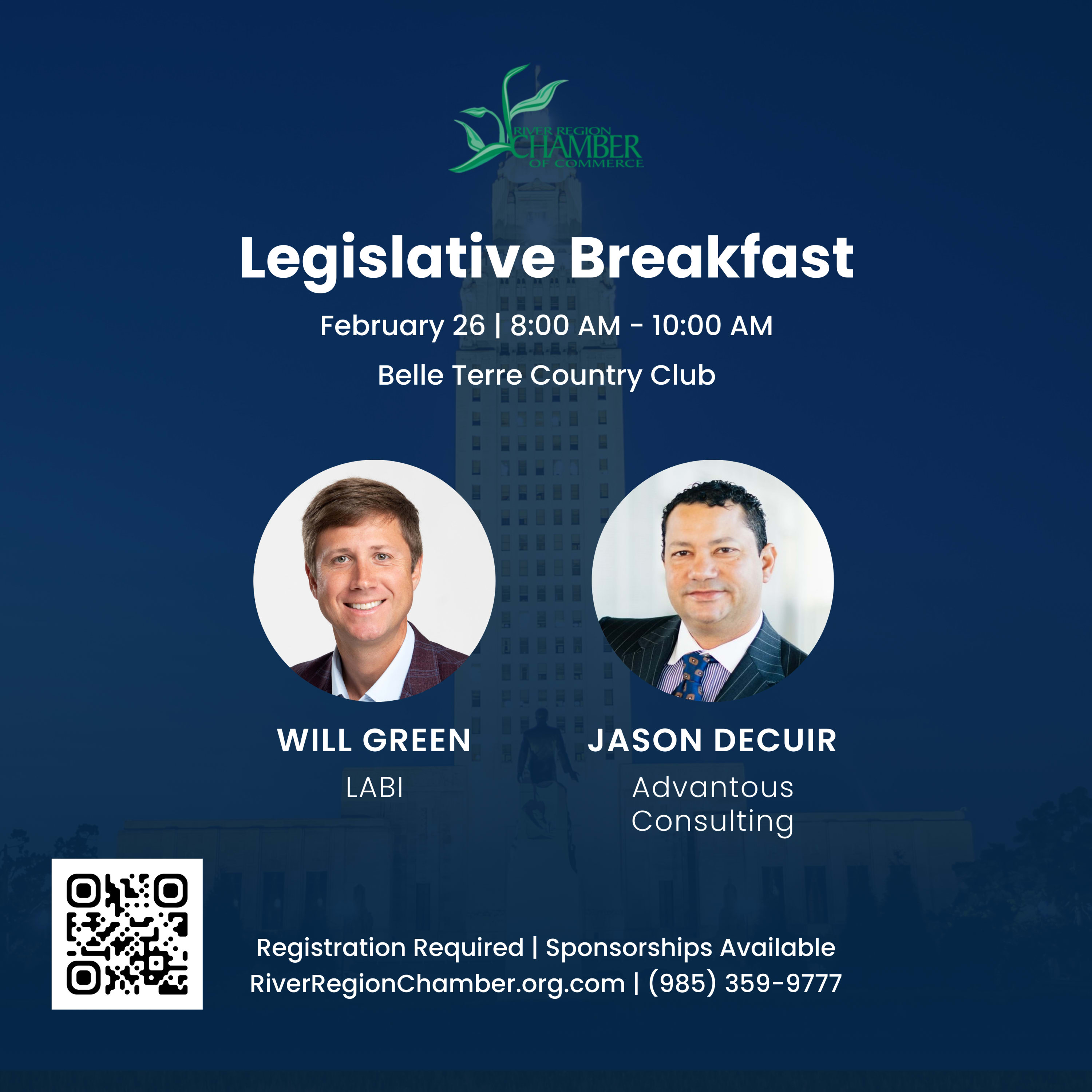 2026 River Region Chamber Legislative Breakfast