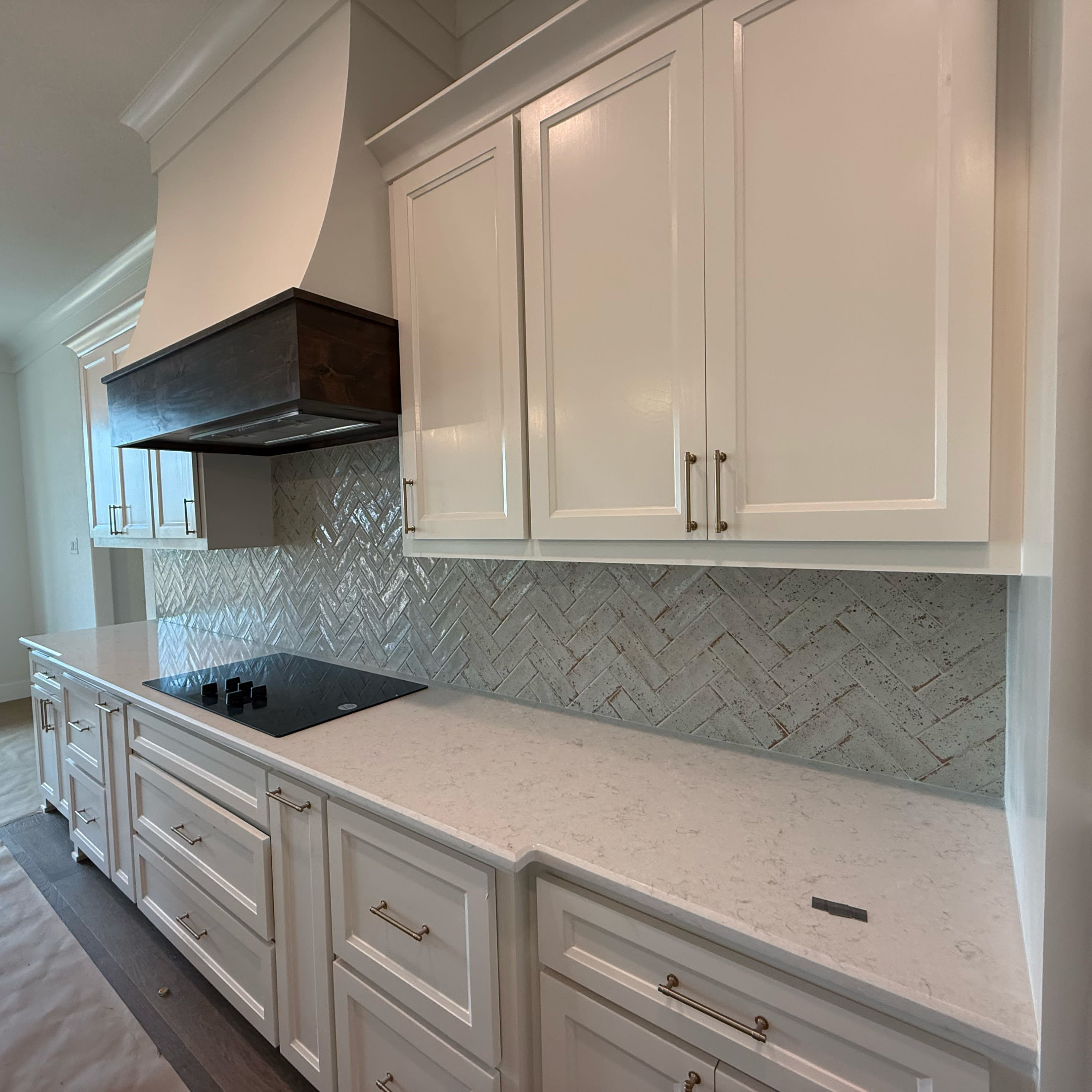 Kitchen cabinet painting and refinishing in Burleson TX by AK Painting Services