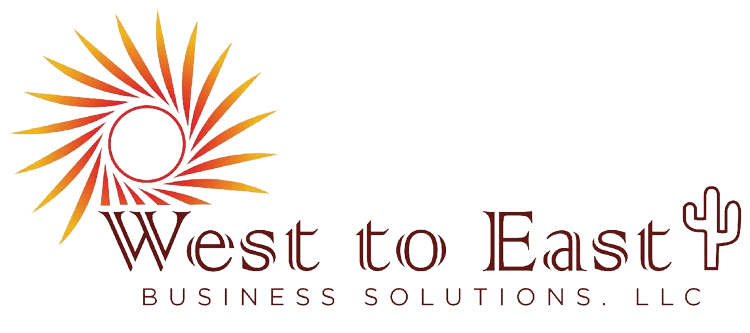 West to East Business Solutions Logo