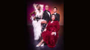 L to R: SNJV as “Jacob,” John Mannion as “Georges,” Christopher Juan (aka Chi-Chi Kago) as “Albin/Zaza,” Landyn Endo as “Jean