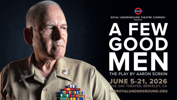 Harrison Alter is Lt. Col. Jessep in The Royal Underground Presents Aaron Sorkin's A Few Good Men at the Live Oak Theater in