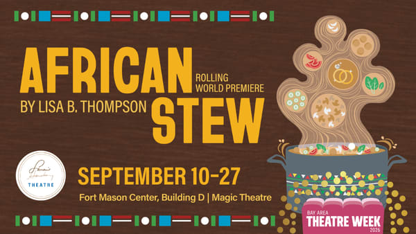 African Stew Show Art, Depicting Pot of Stew