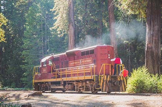 Skunk Train, Willits, CA