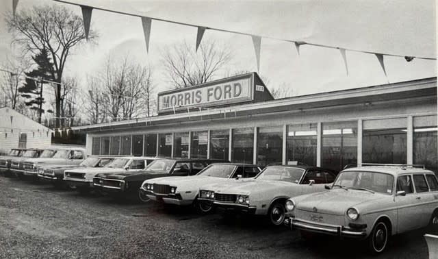 Morris Ford in 70's original showroom