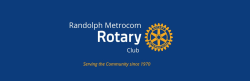 Randolph Metrocom Rotary Club logo
