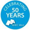 AHEC West 50 Years Logo