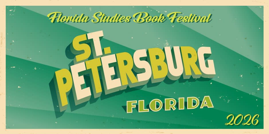 Green logo for Florida Studies Book Festival