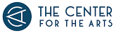 The Center for the Arts logo with a Navy Blue circle and an "A' sideways within the "C"