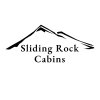 Sliding Rock Cabins logo – pet-friendly cabin rentals in Ellijay and Blue Ridge, Georgia