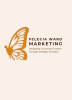 Company logo with a transformative butterfly