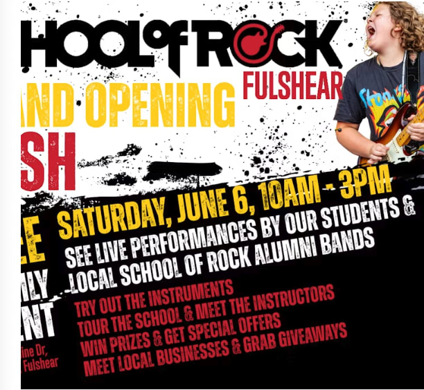 School of Rock Fulshear Grand Opening Bash