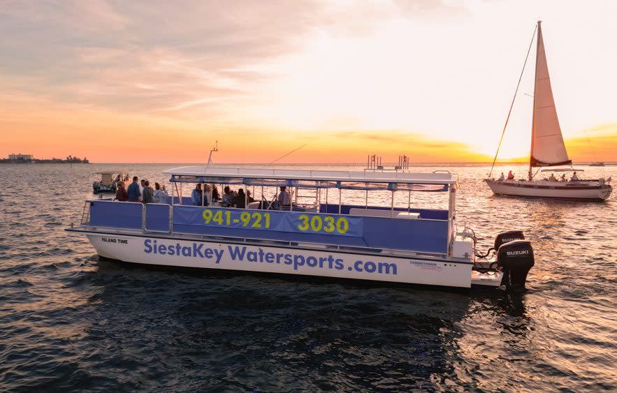 Island Time catamaran tour with Siesta Key Watersports in Sarasota, Florida.