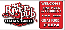 Mel's River Pub Italian Grille Logo