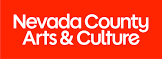 Nevada County Arts & Culture logo red box with white lettering