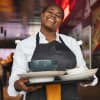 server smiling