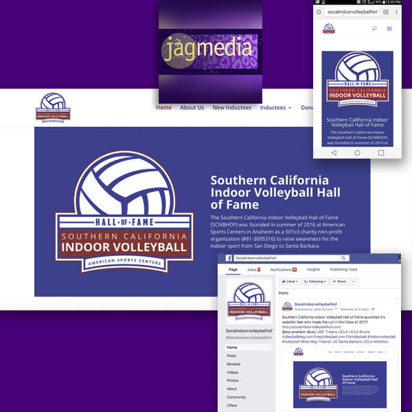 Non Profit Sports Hall of Fame Website Design by JAGmedia