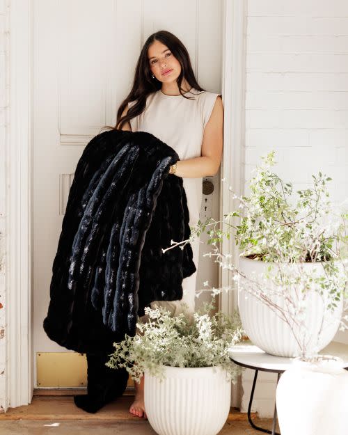 Minky Couture Black Hugs