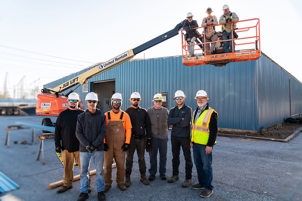 JDI Industrial Services creating PEMB building