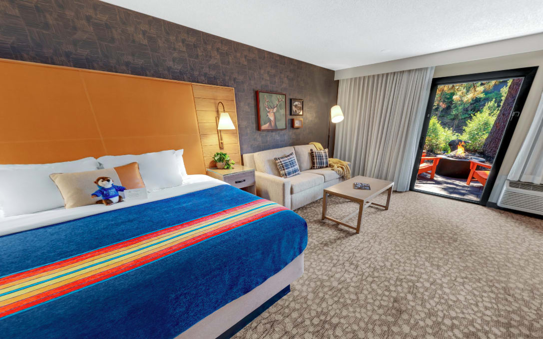 king, riverview, bend, oregon, riverhouse, hotel, room