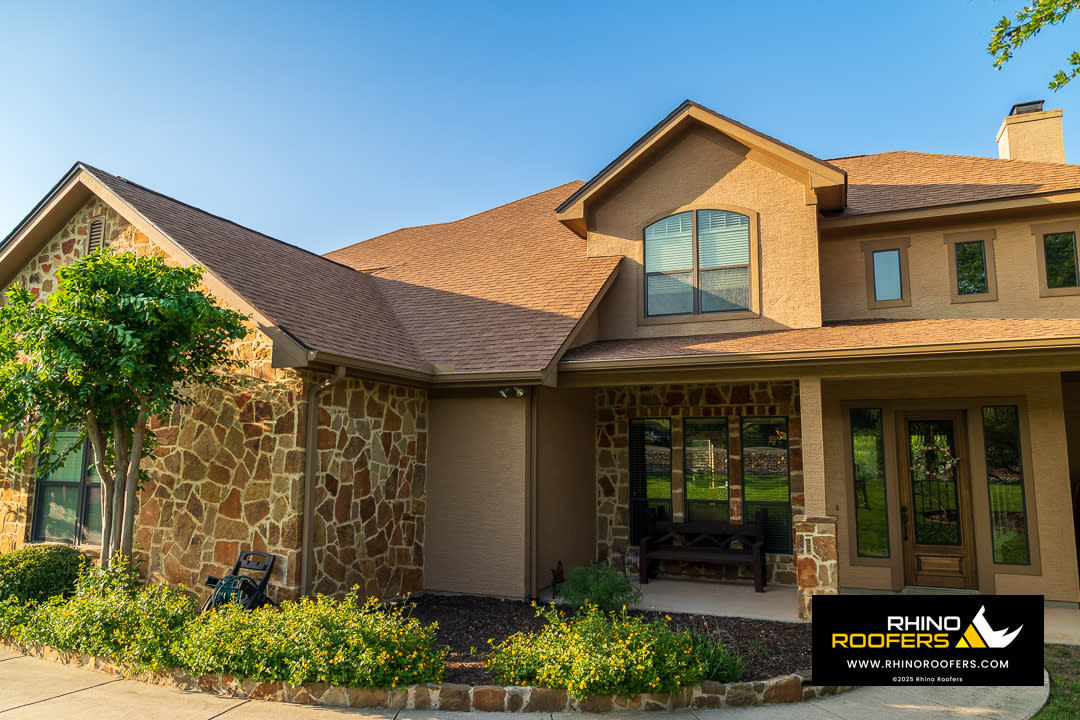 Storm damage roof repair and replacement performed by Rhino Roofers in San Antonio, Texas