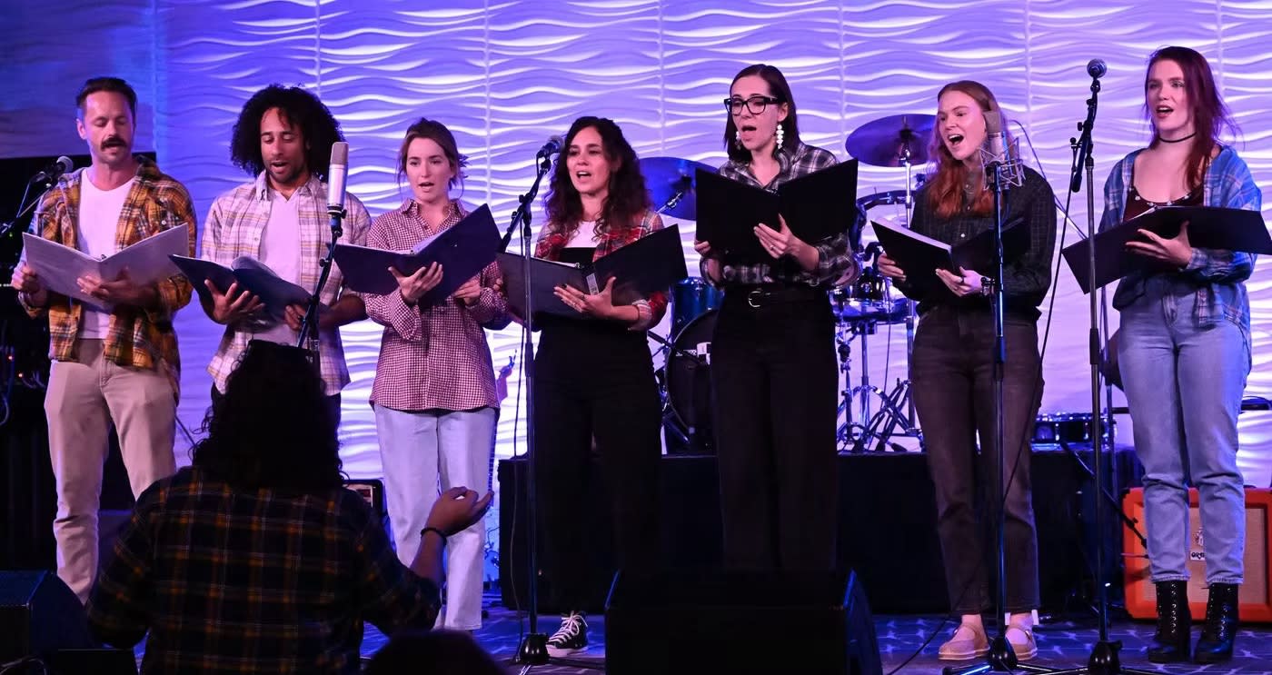 Pop Choir on stage