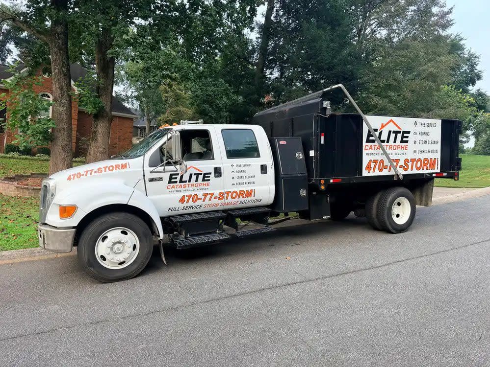 Elite Catastrophe storm response truck serving Rome and Northwest Georgia
