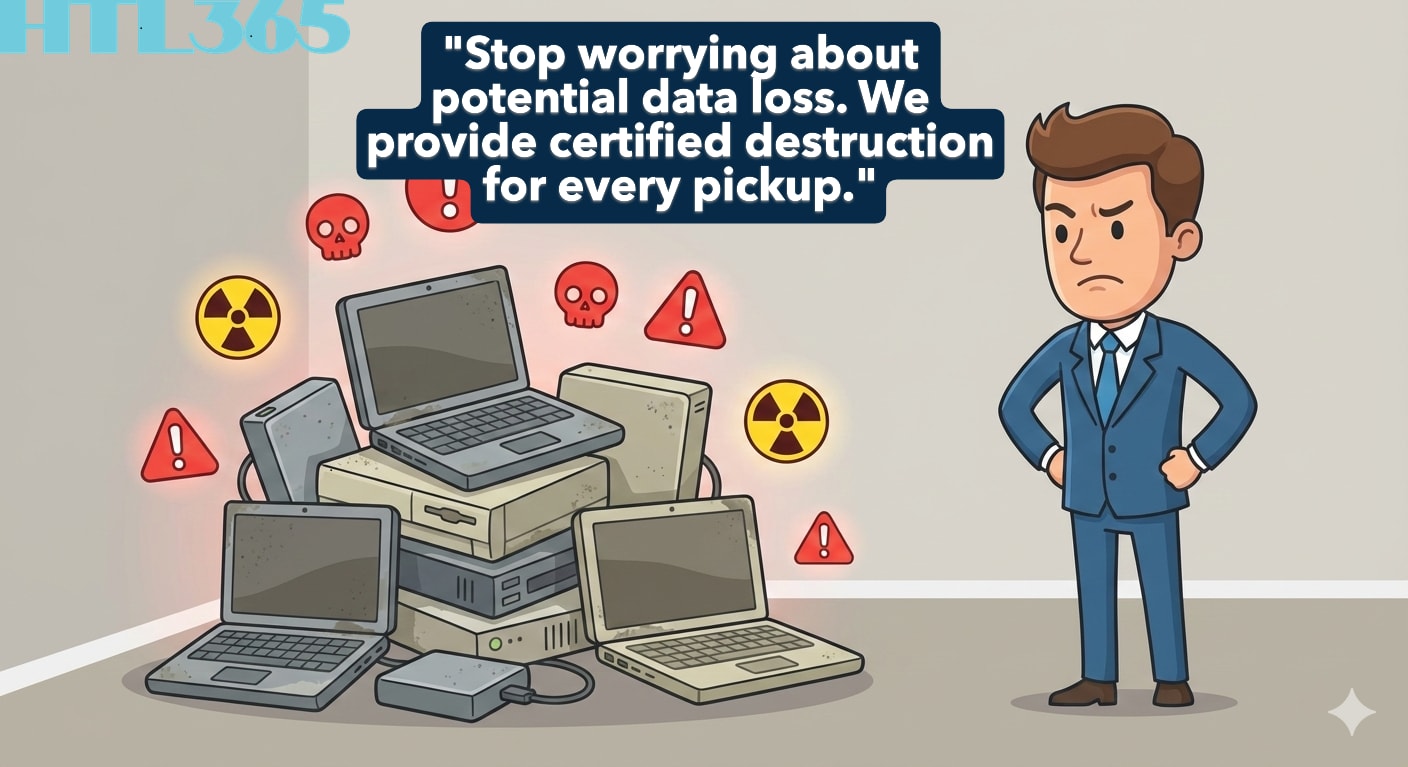 FREE PICKUP: Certified Secure Data Destruction