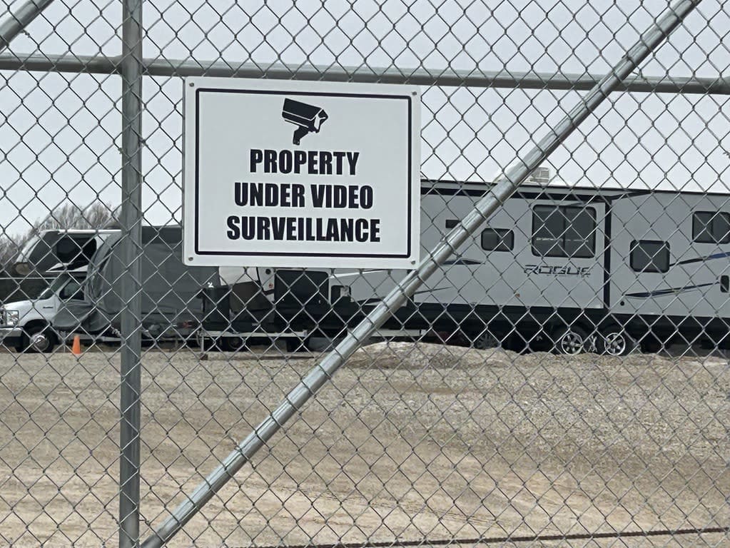 self storage in Neenah with video surveillance