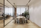 Clean office workspace in East Dallas after professional commercial cleaning and janitorial services by Consistently Clean