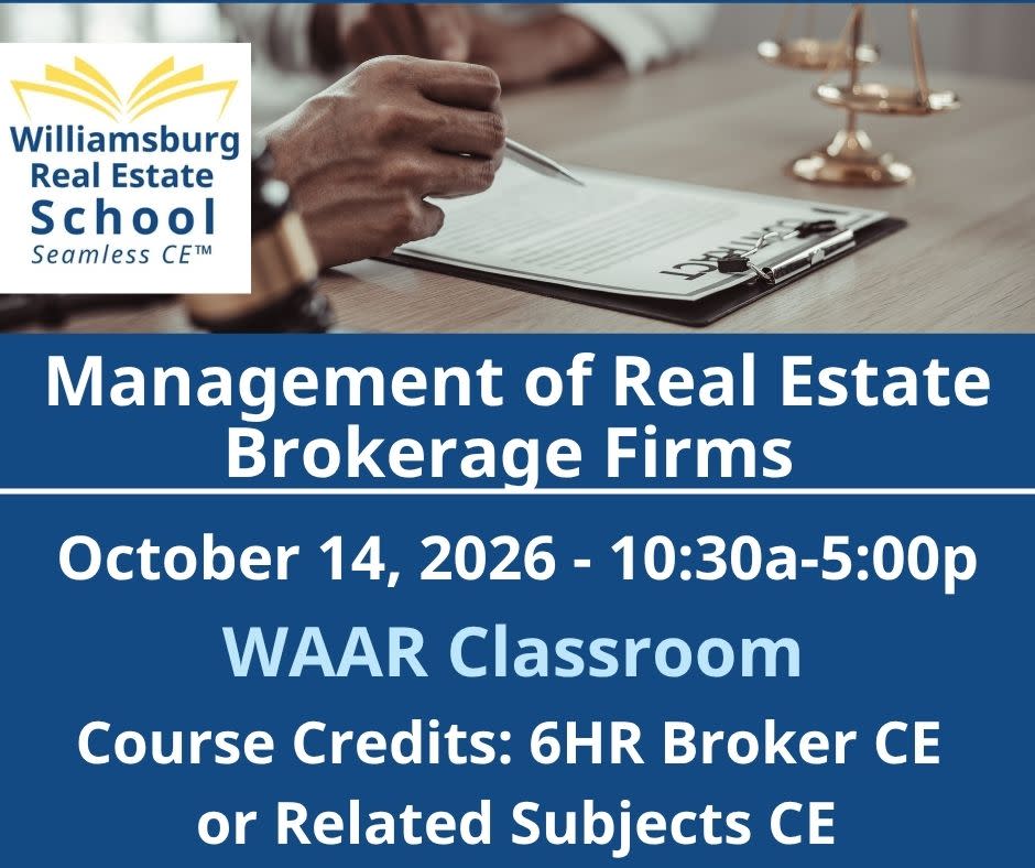 Management of RE Brokerage Firms Flyer